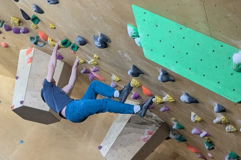 Bouldering at Highball Climbing Centre